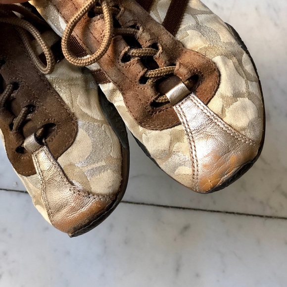 Worn Coach Kate Sneakers 7 - Picture 5 of 8
